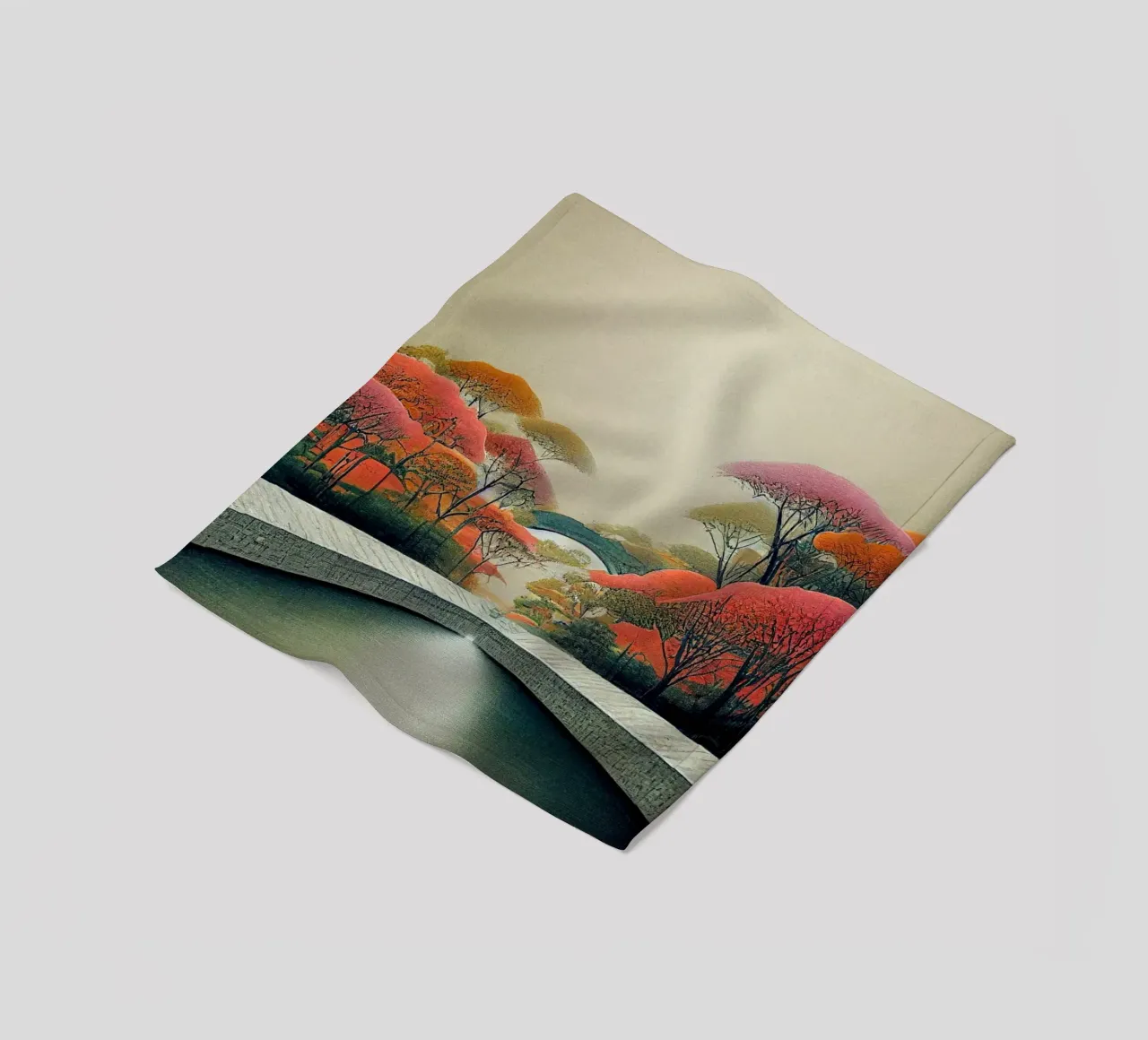 GIAPPONE ZEN coperta in pile da Art Digital Visuel