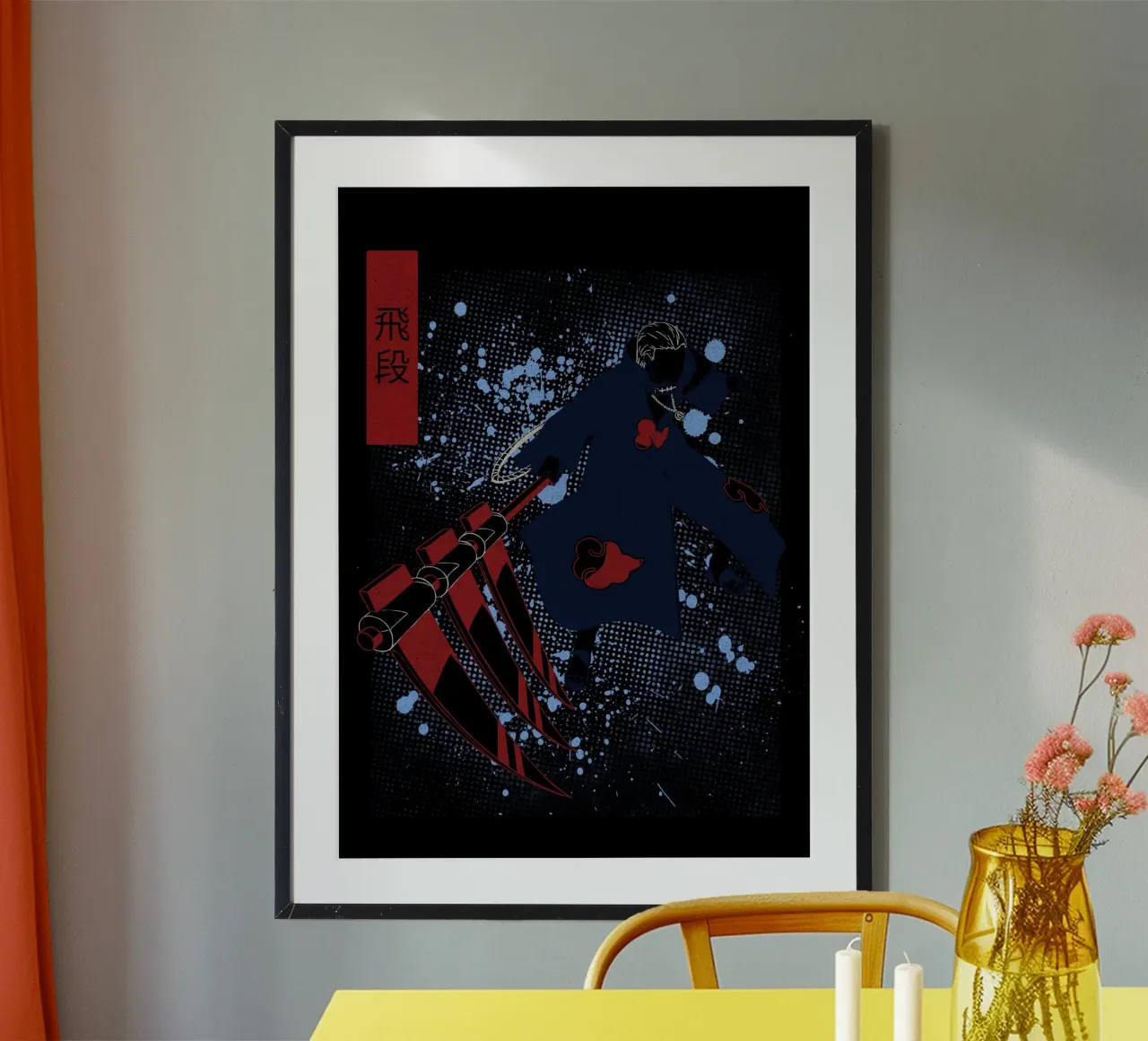 Hidan Naruto carta hahnemühle da Neonartstudio