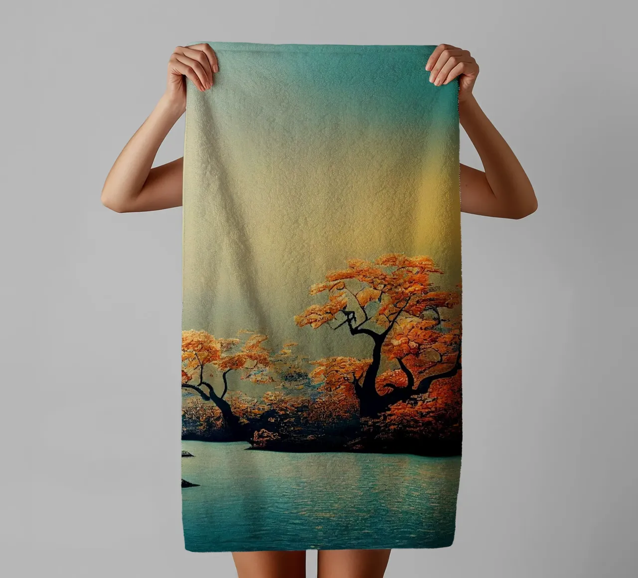 GIAPPONE ZEN asciugamano da bagno da Art Digital Visuel