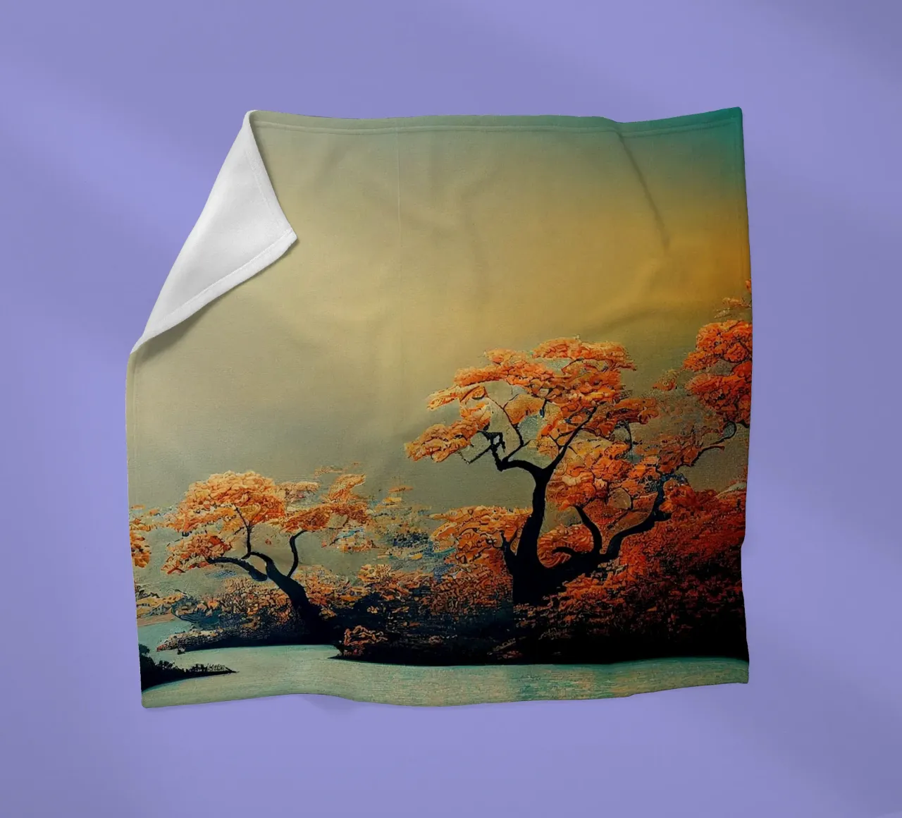 GIAPPONE ZEN coperta in pile da Art Digital Visuel