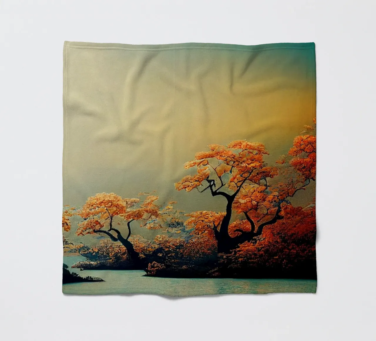 GIAPPONE ZEN coperta in pile da Art Digital Visuel
