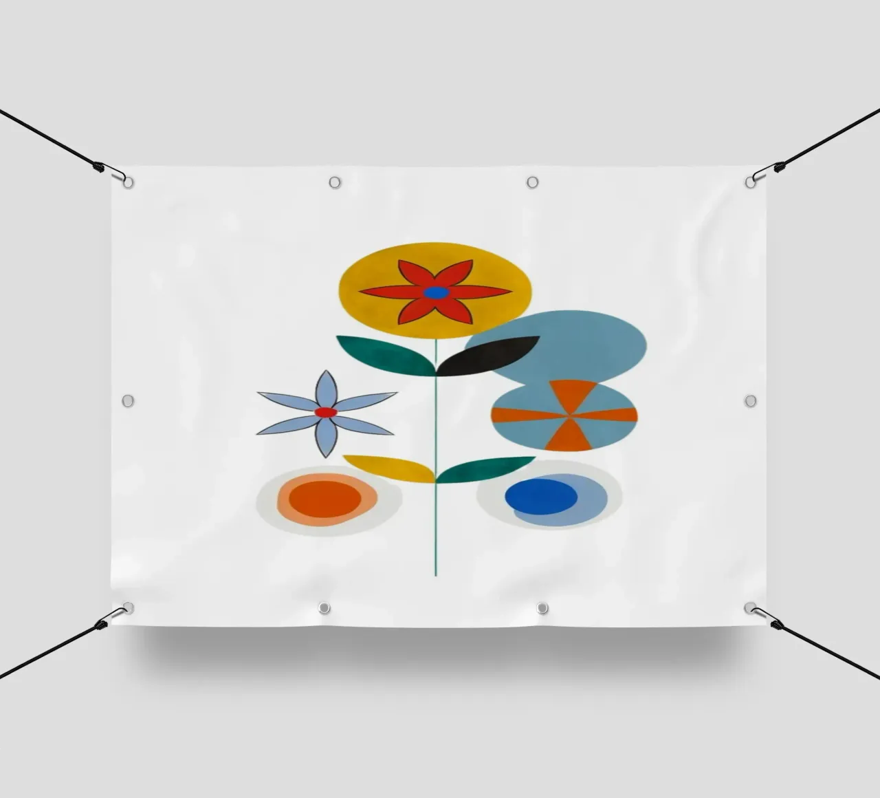Modern Flowers pvc cover by Art Digital Visuel