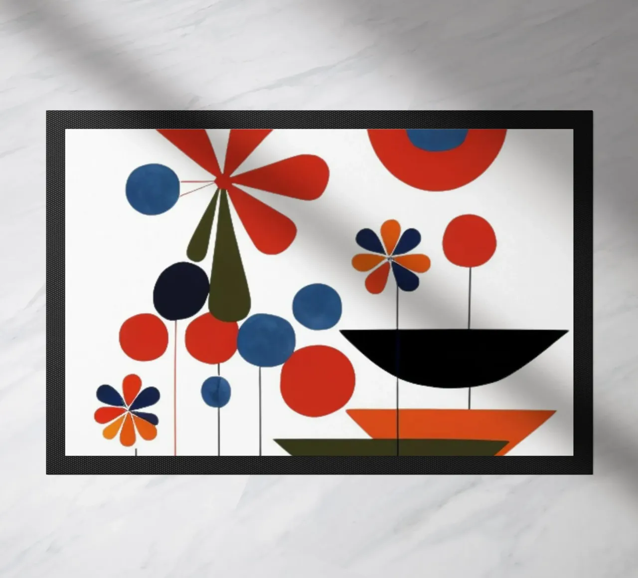 Fiori moderni zerbino da Art Digital Visuel