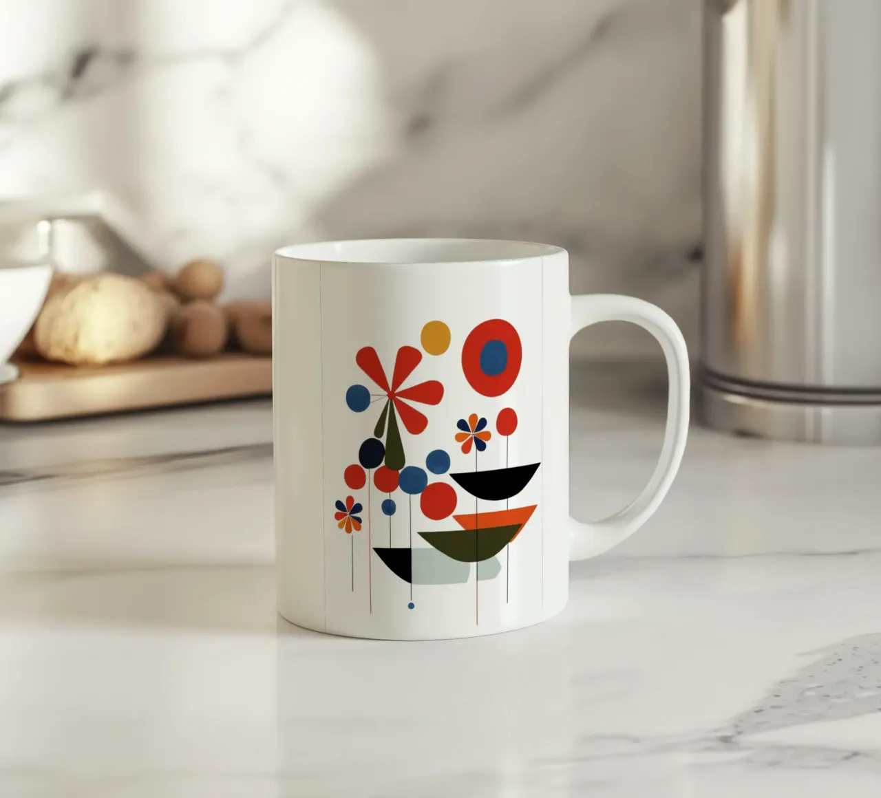 Fiori moderni tazza in ceramica da Art Digital Visuel