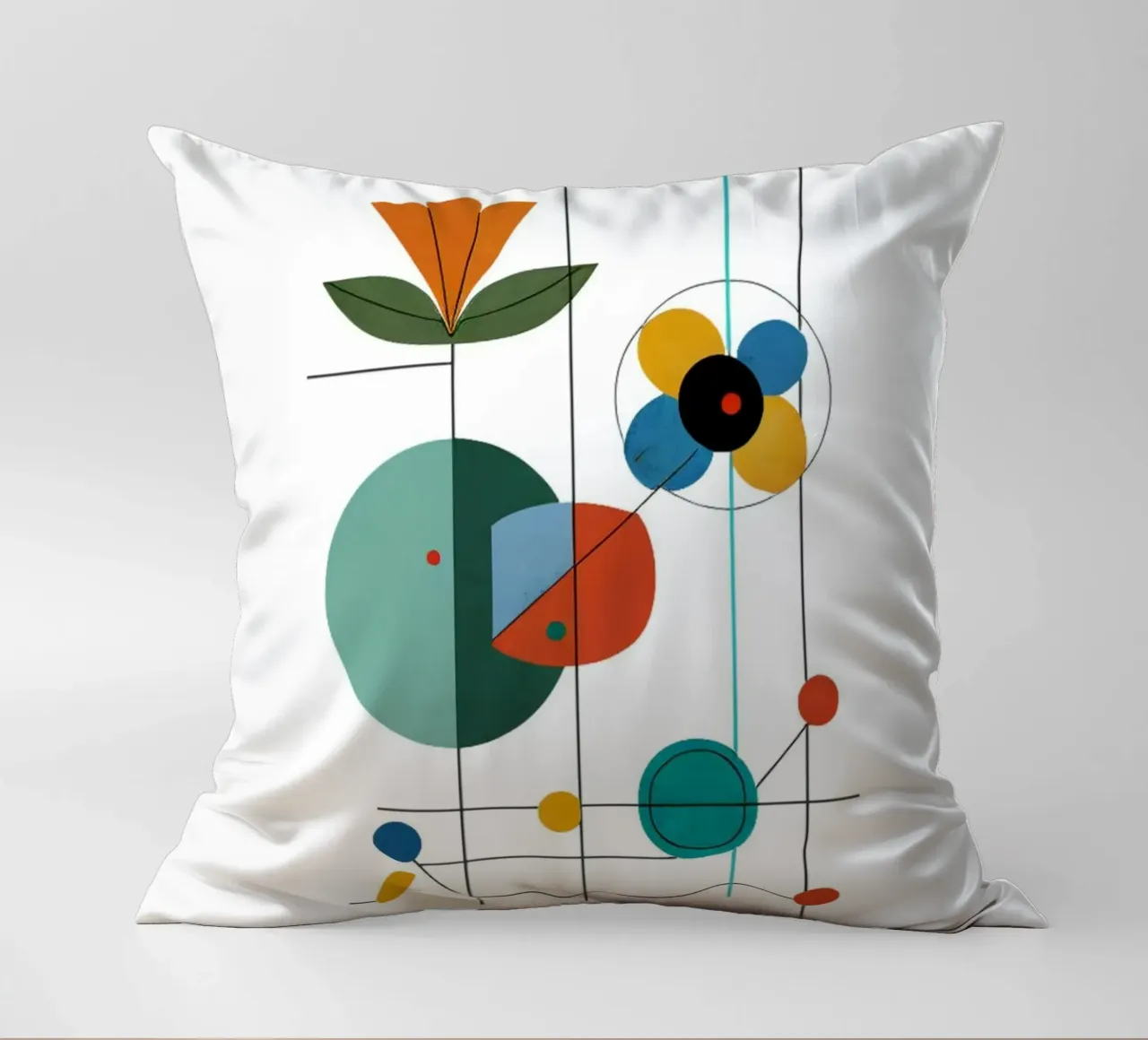 Fiori moderni cuscino da Art Digital Visuel