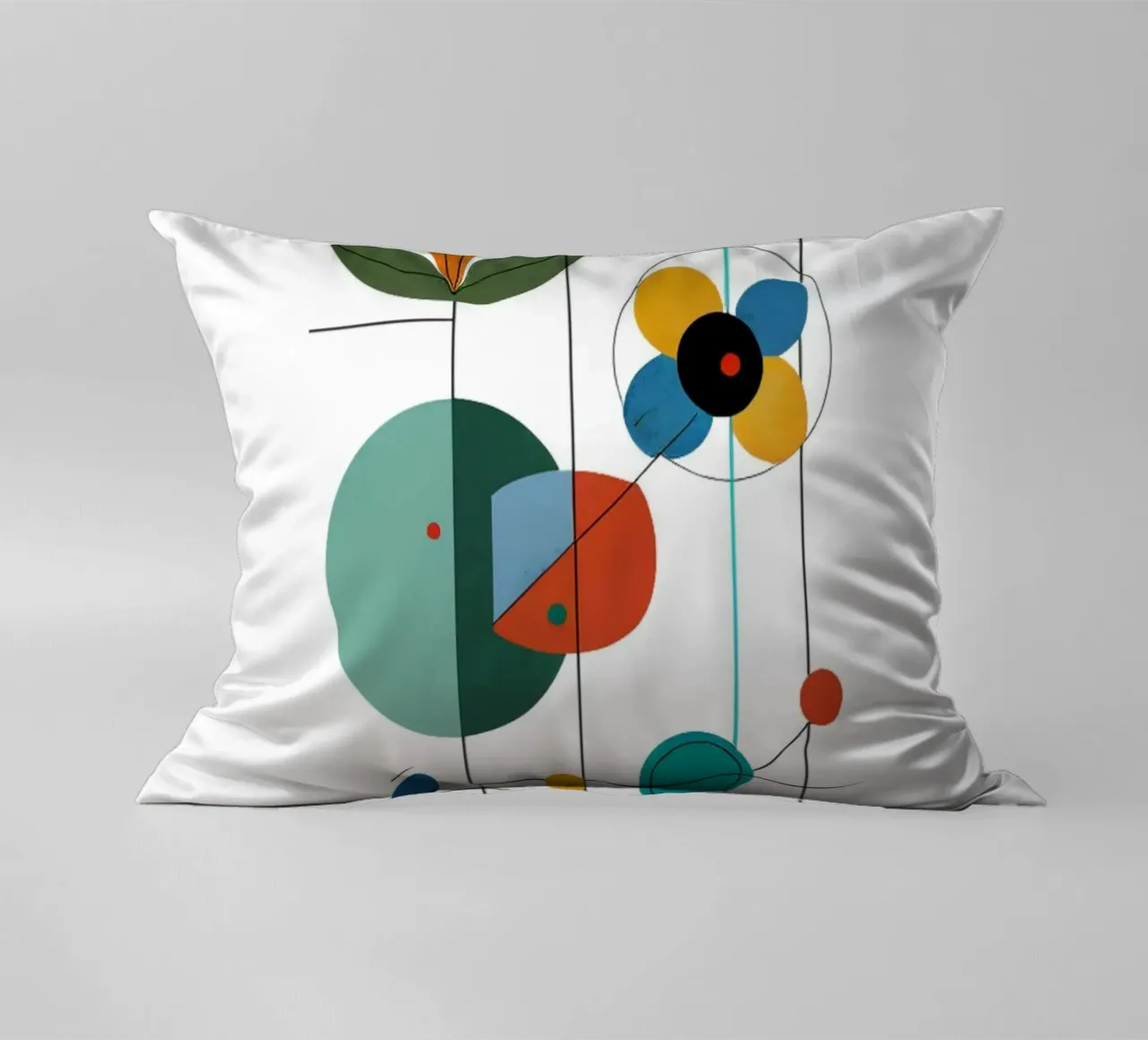 Fiori moderni cuscino da Art Digital Visuel