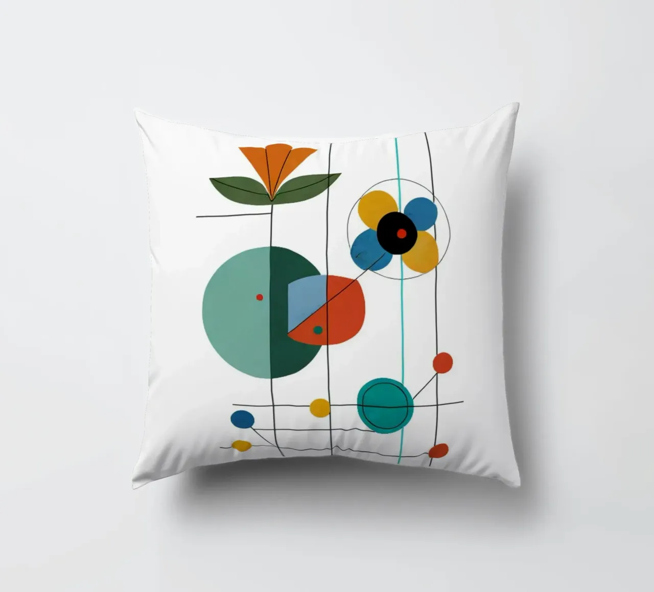 Fiori moderni cuscino da Art Digital Visuel