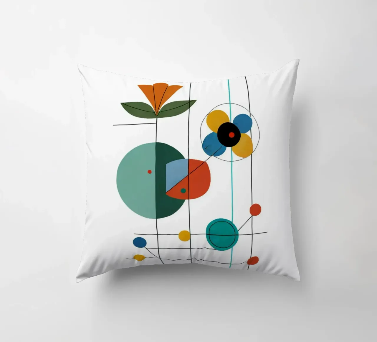 Fiori moderni cuscino da Art Digital Visuel