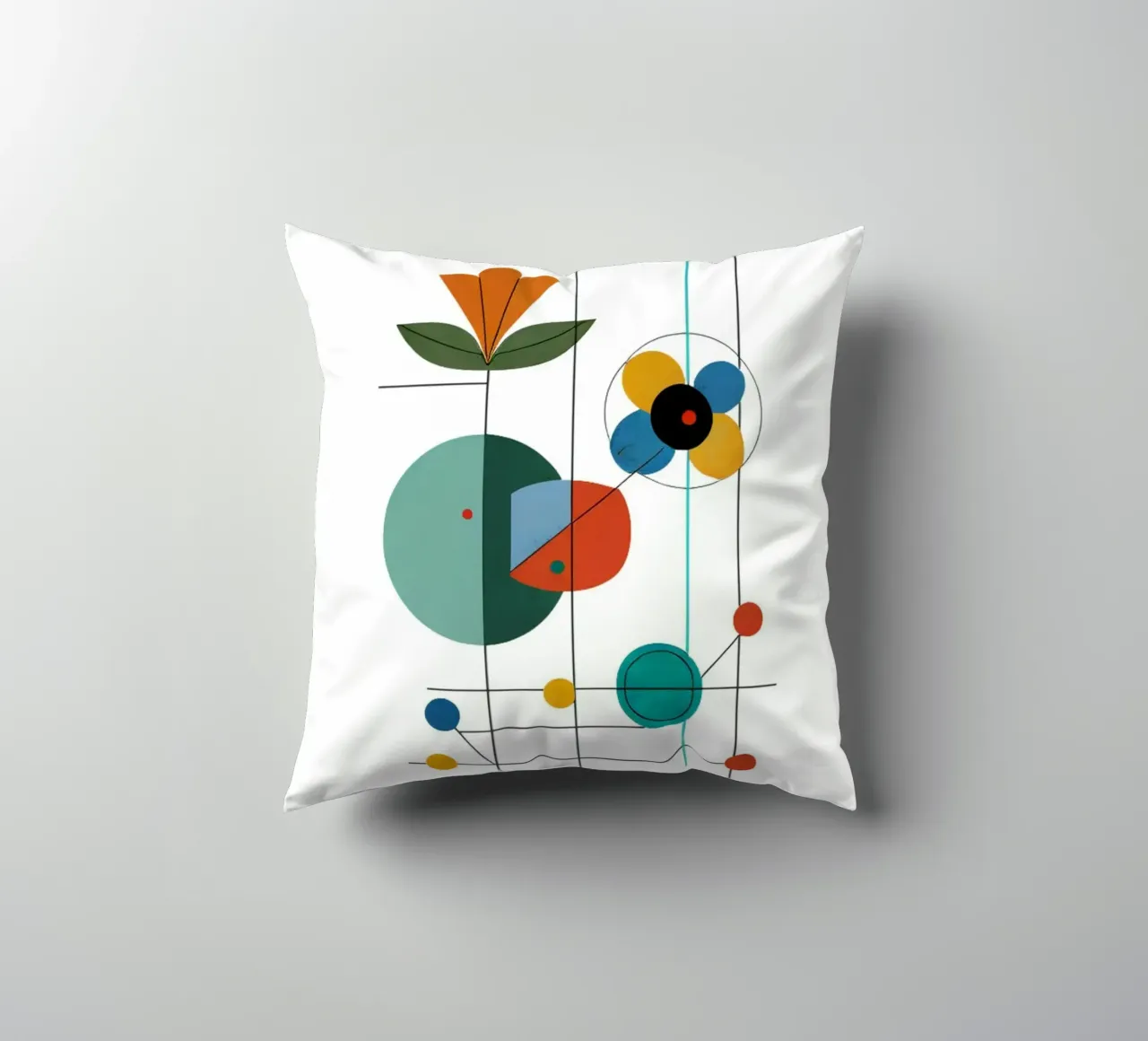Fiori moderni cuscino da Art Digital Visuel