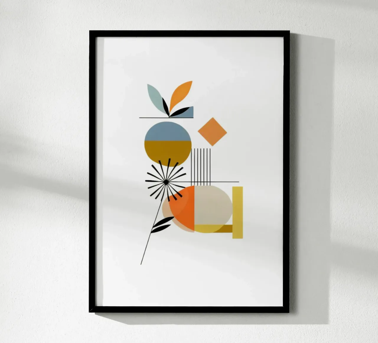 Fiori moderni poster con telaio in alluminio da Art Digital Visuel
