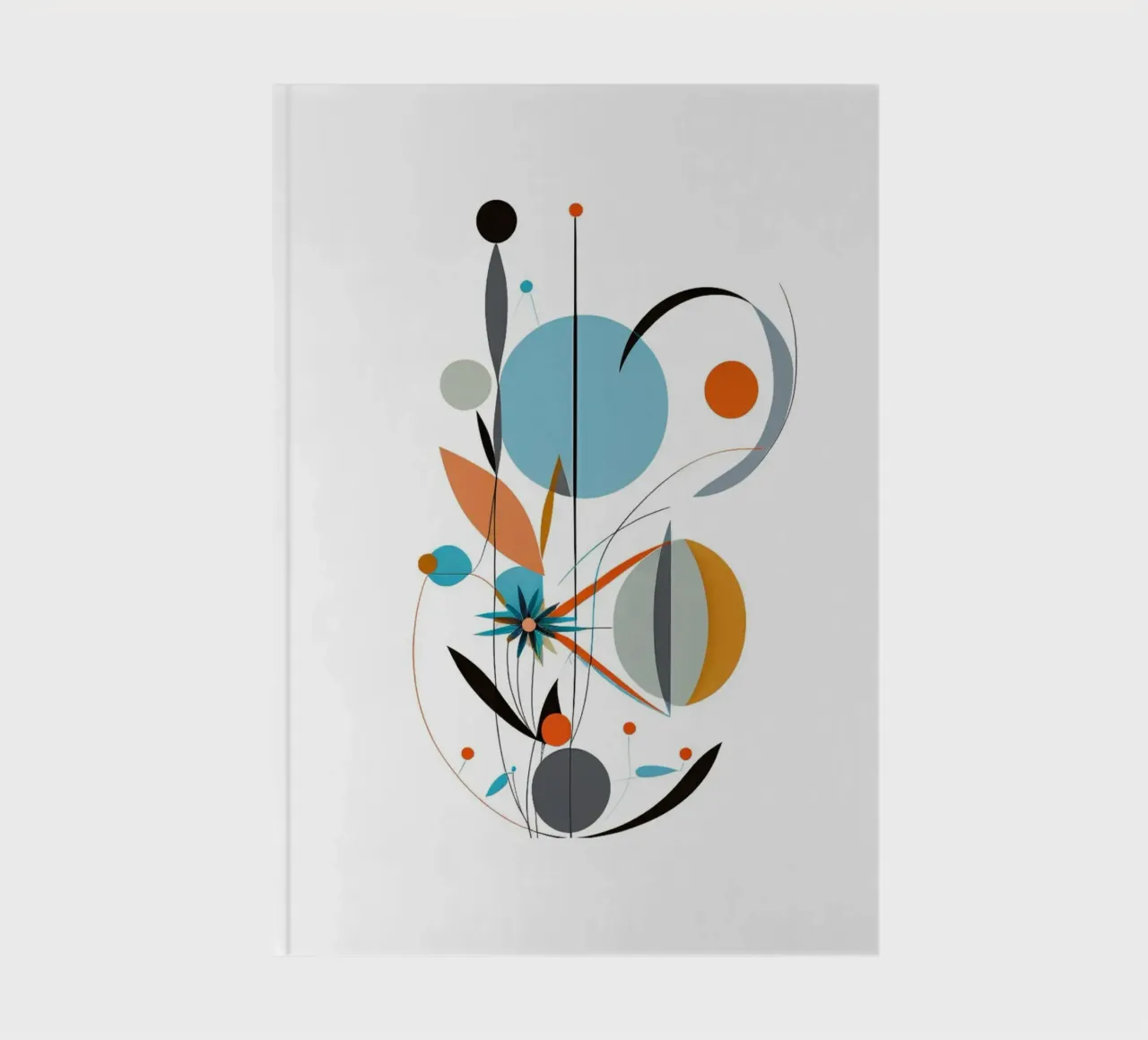 Modern Flowers notebook by Art Digital Visuel