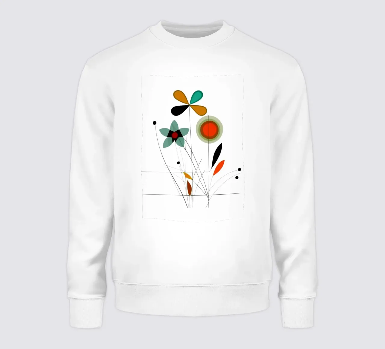 Fiori moderni felpa da Art Digital Visuel