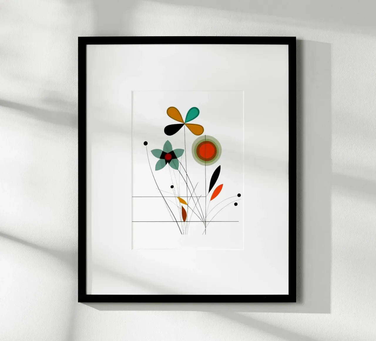 Fiori moderni carta hahnemühle da Art Digital Visuel