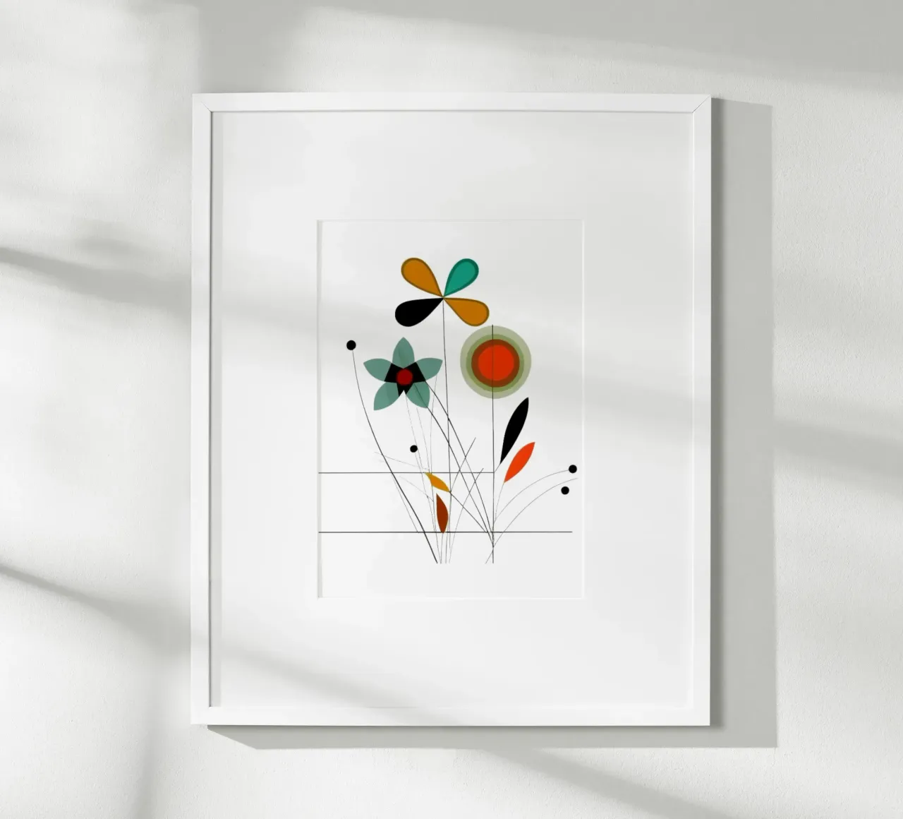 Fiori moderni carta hahnemühle da Art Digital Visuel