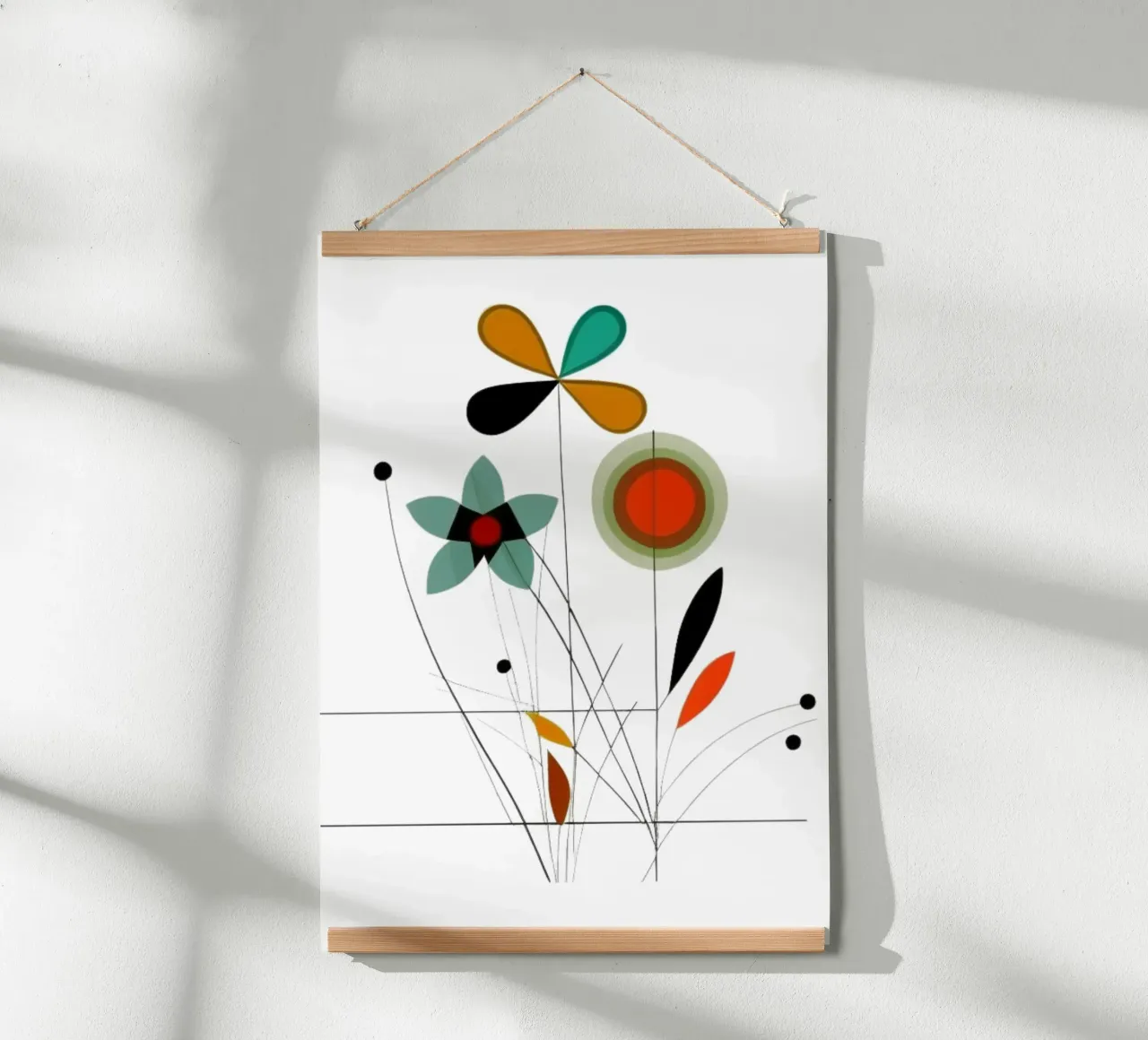Fiori moderni carta hahnemühle da Art Digital Visuel
