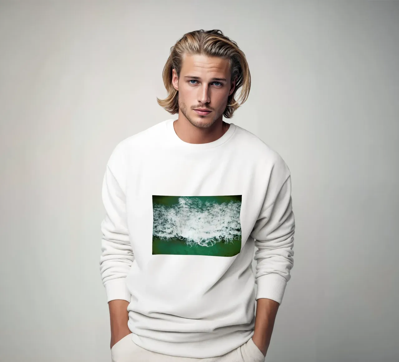 Wavescapes 01 Sweatshirt von Shot By Clint