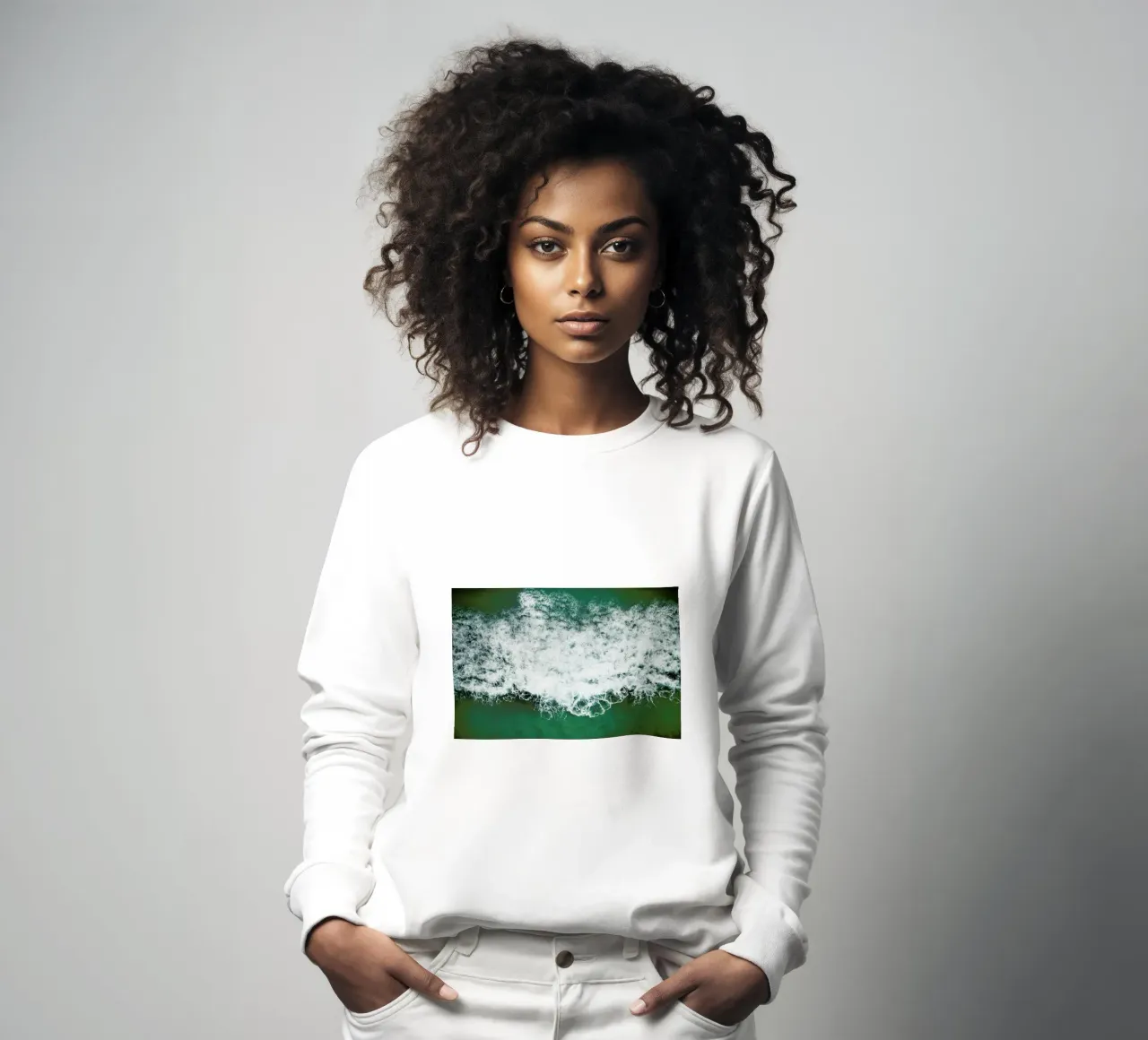 Wavescapes 01 Sweatshirt von Shot By Clint