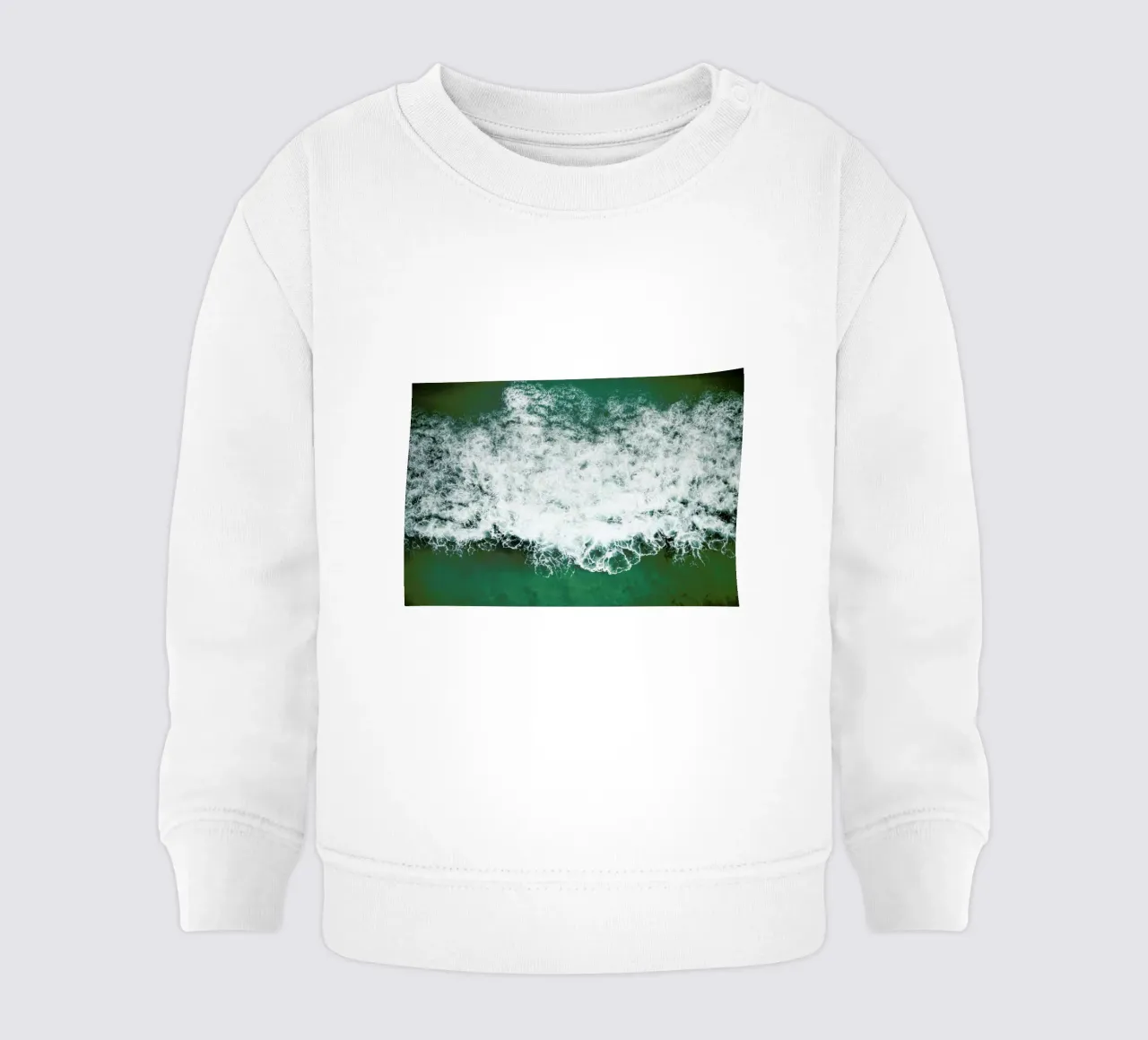 Wavescapes 01 baby sweatshirt by Shot By Clint
