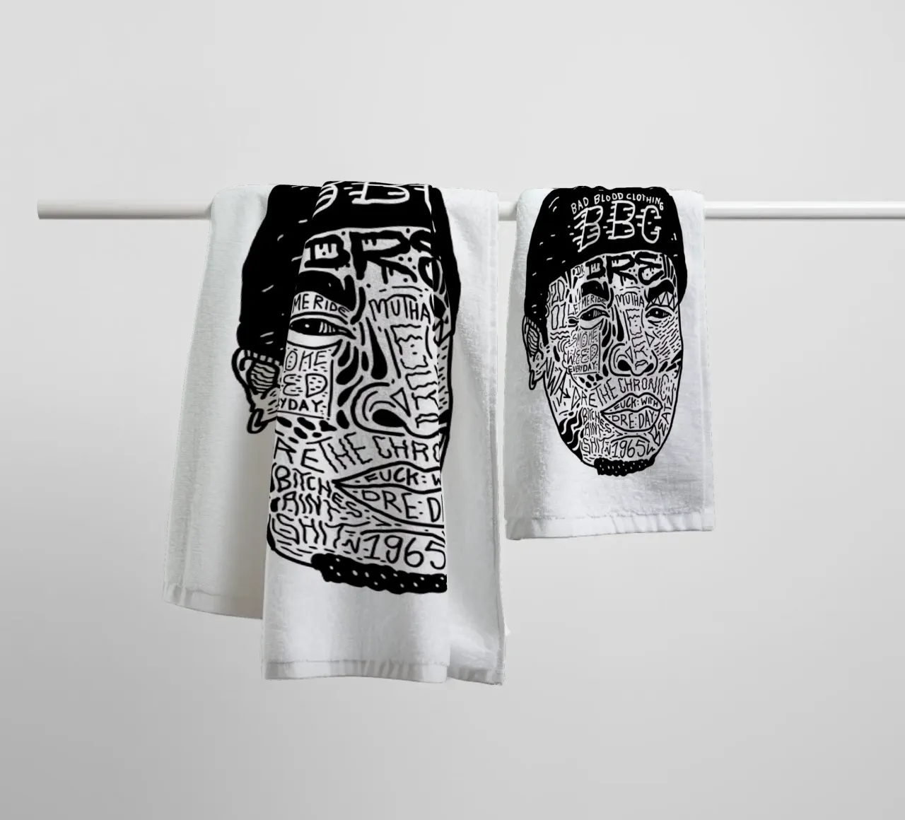 Dre badhanddoek van Nick Cocozza