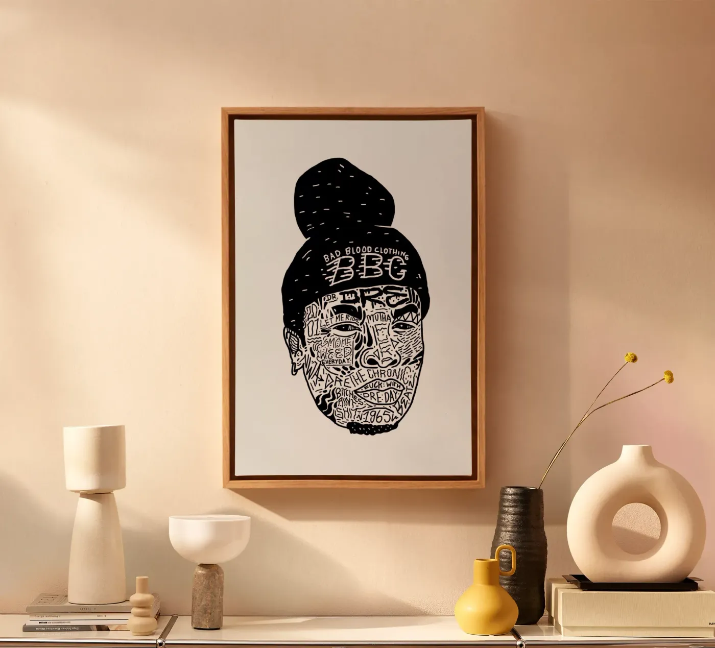 Dre canvas by Nick Cocozza