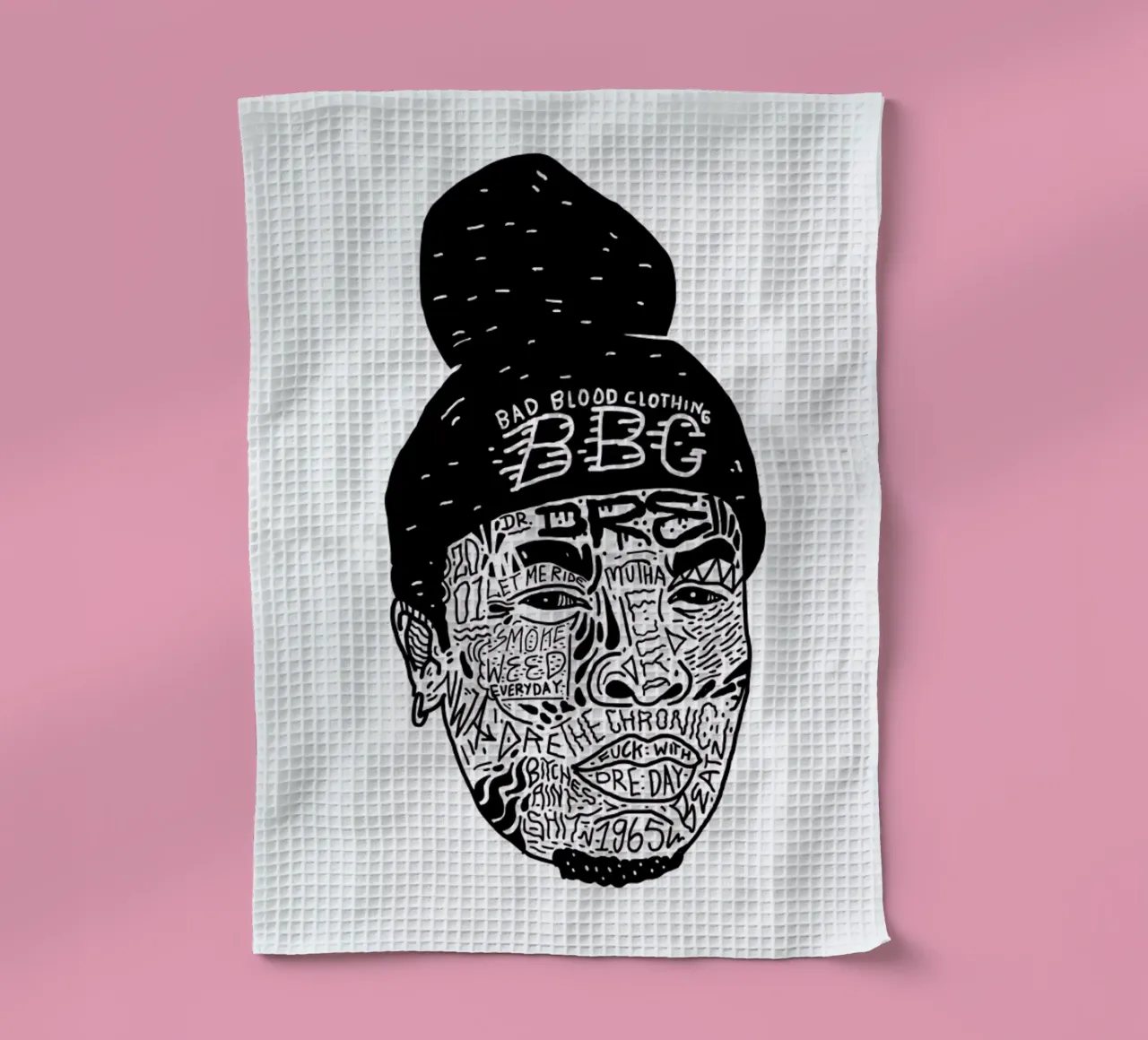 Dre Geschirrtuch von Nick Cocozza