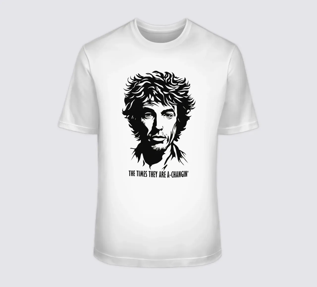 The Times They Are A-Changin' | Bob Dylan Portrait t-shirt da Autofocus
