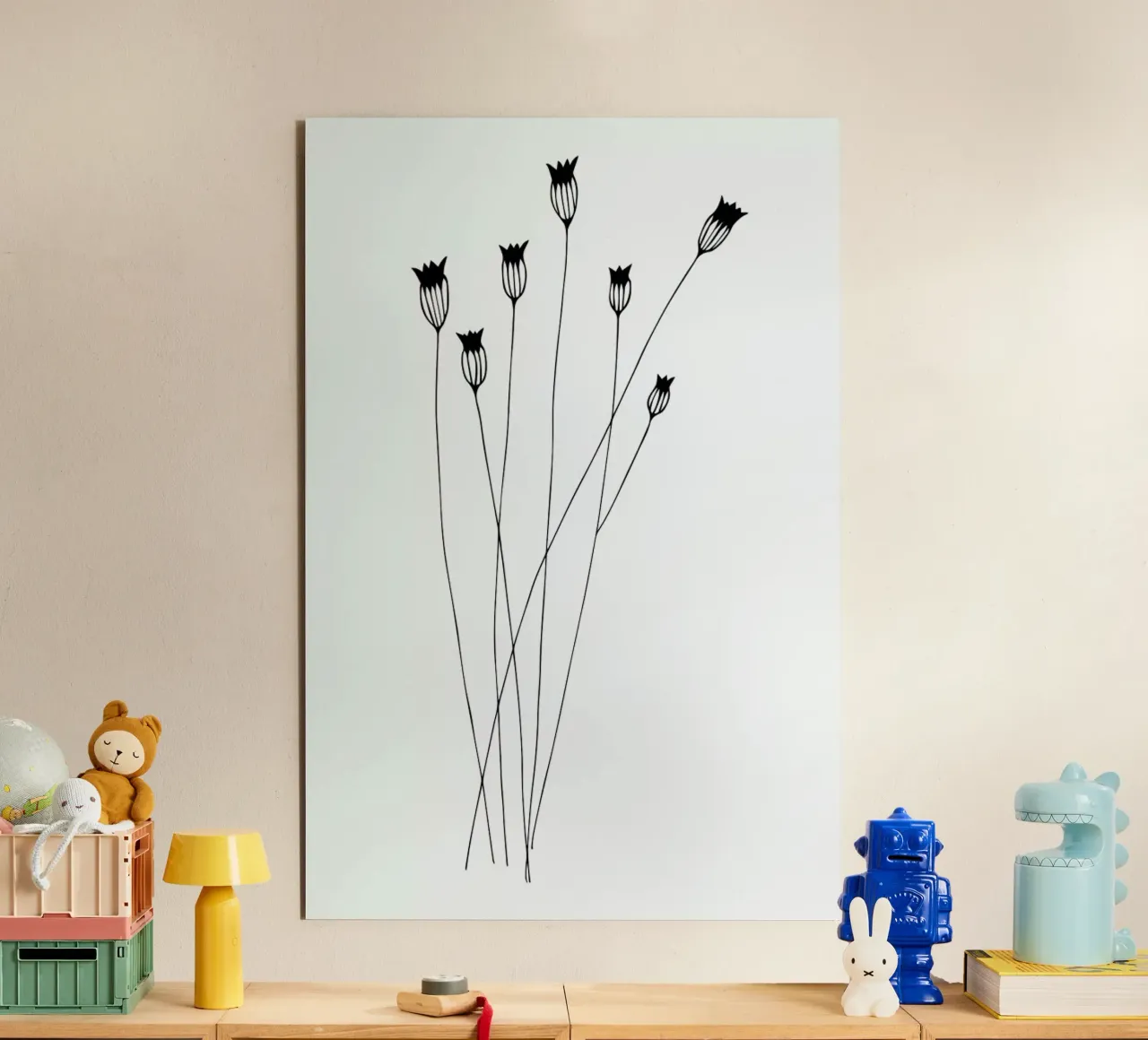 Kornblumen alu-dibond by Studio Karamelo