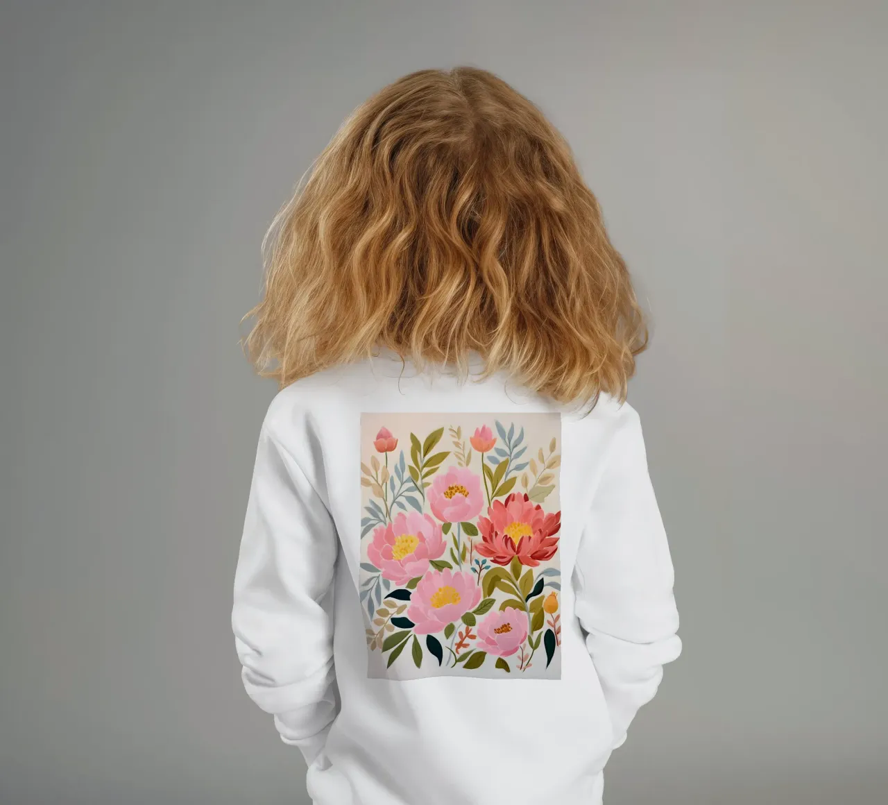 Fioritura floreale felpa bambino da KidzStudio
