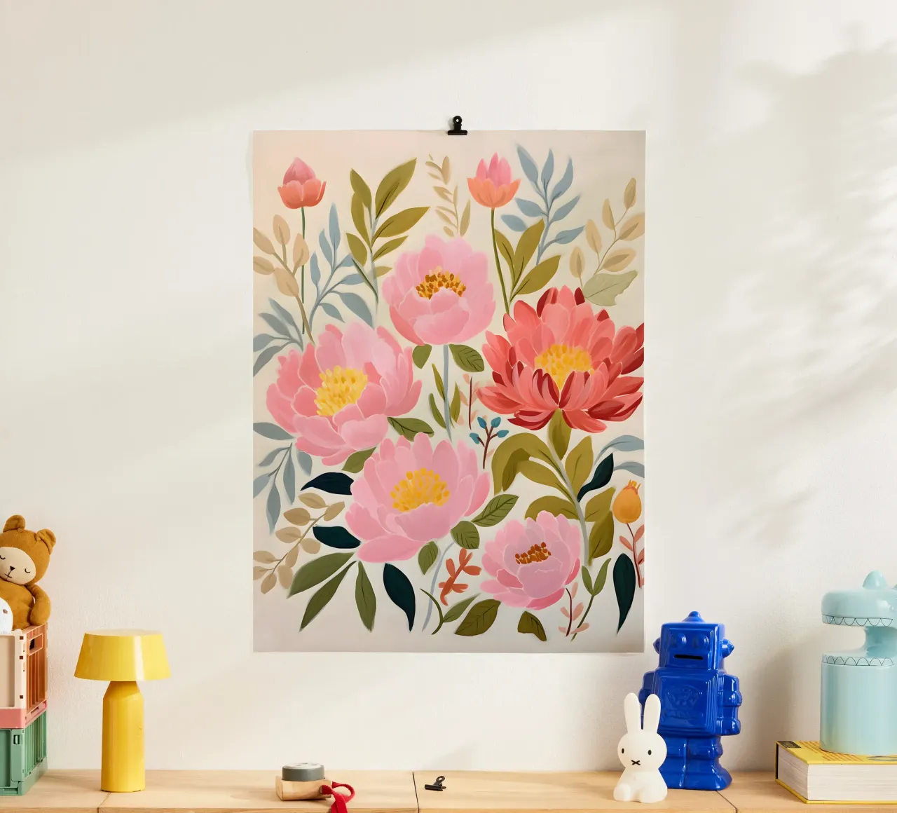 Fioritura floreale carta hahnemühle da KidzStudio