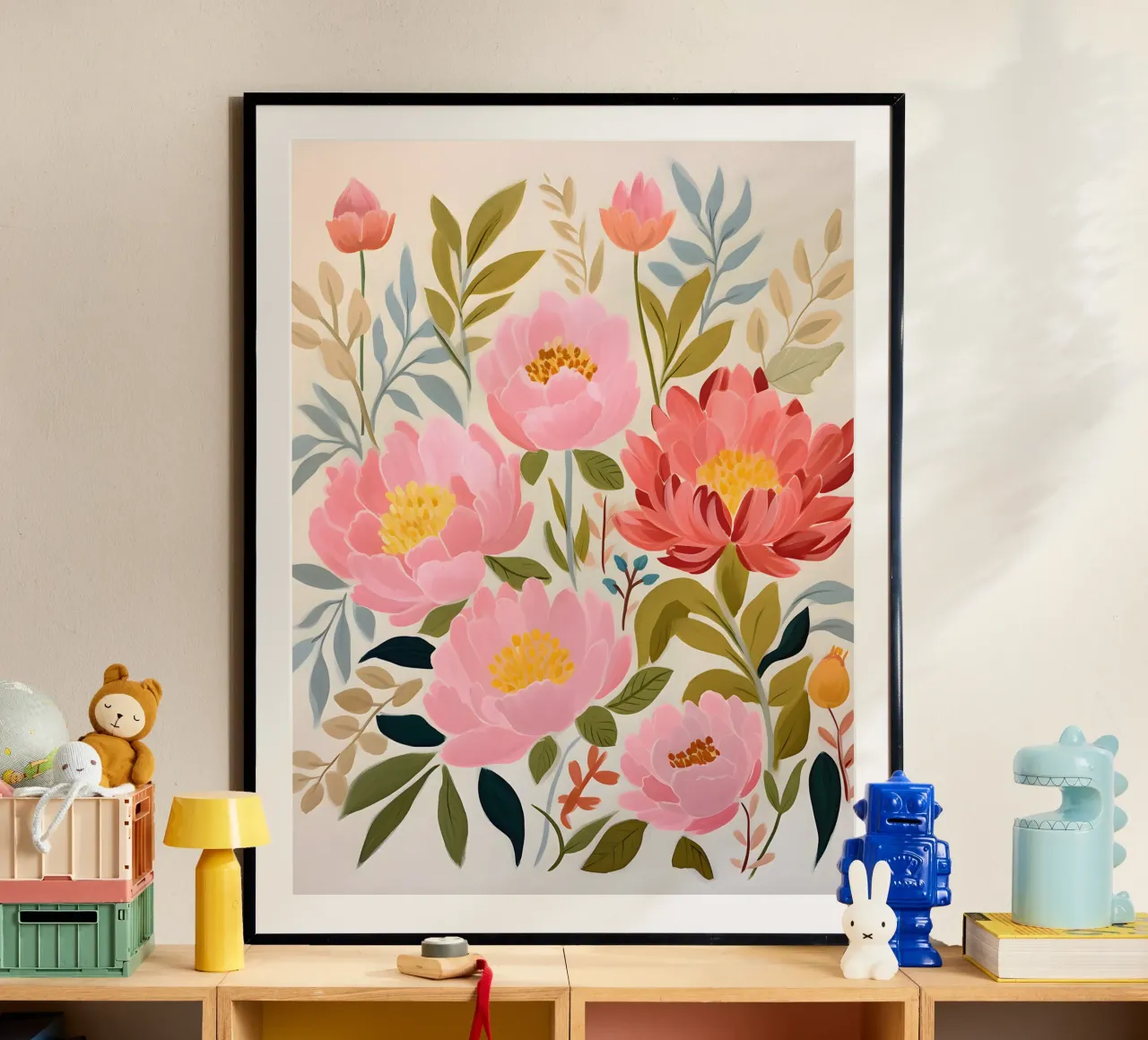Fioritura floreale carta hahnemühle da KidzStudio