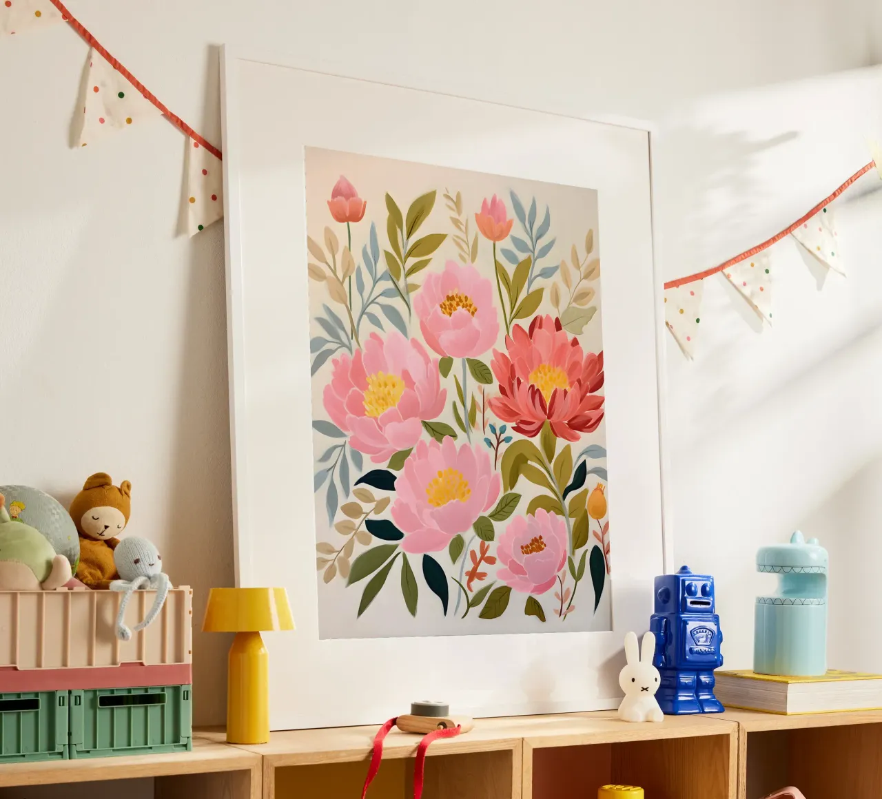 Fioritura floreale carta hahnemühle da KidzStudio