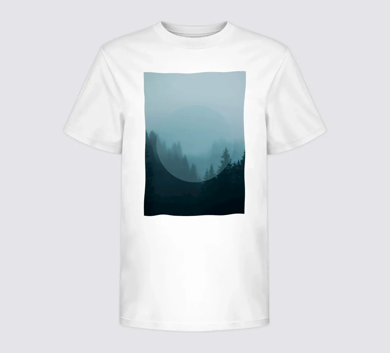 Mania Landscapes Circular 2 Karwendel (Austria) t-shirt bambini da Mania Print Collection