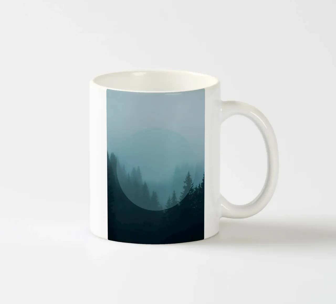 Mania Landscapes Circular 2 Karwendel (Austria) tazza in ceramica da Mania Print Collection