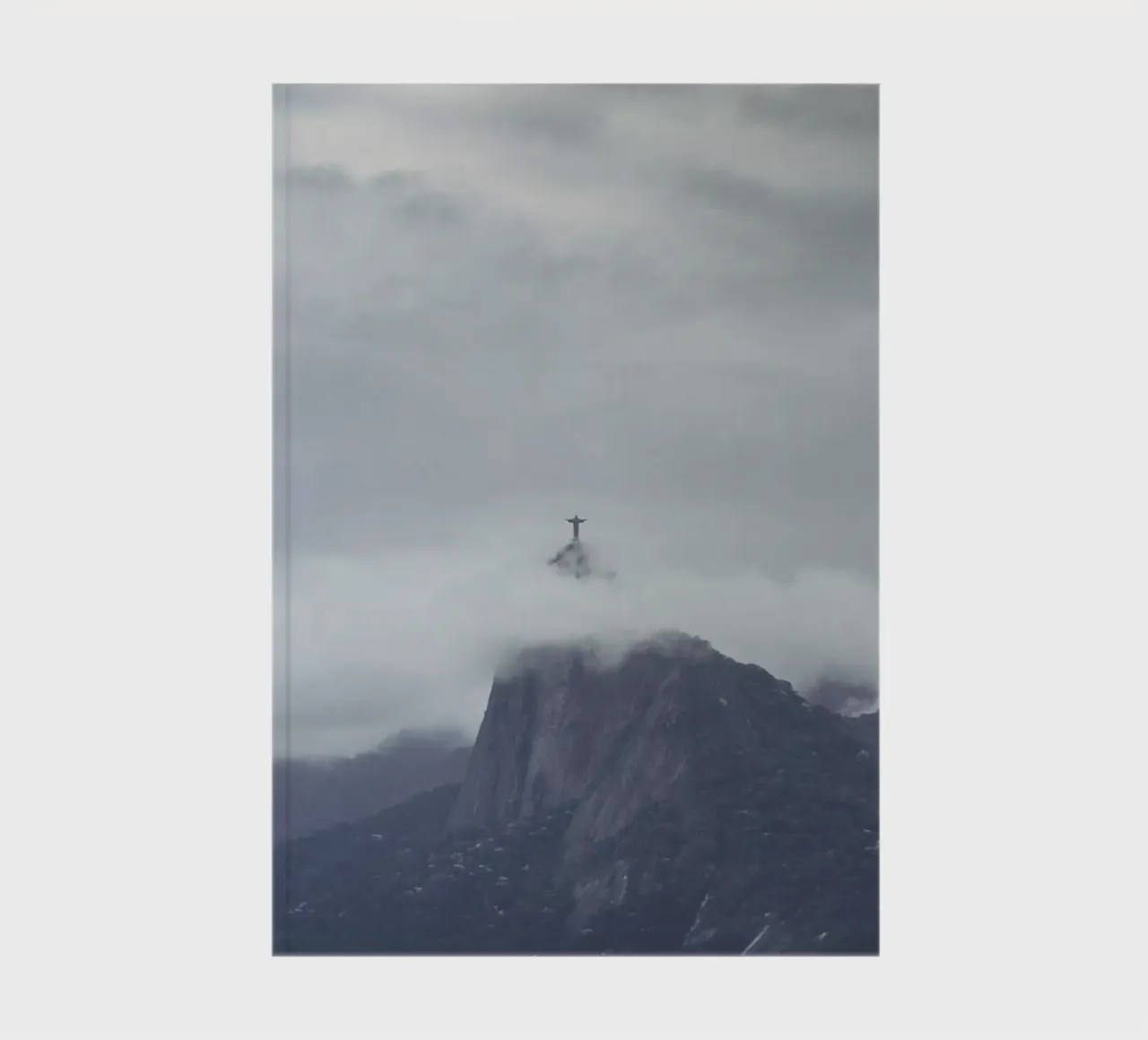 Mania Landscapes Raw 1 Corcovado (Brazil) notebook by Mania Print Collection