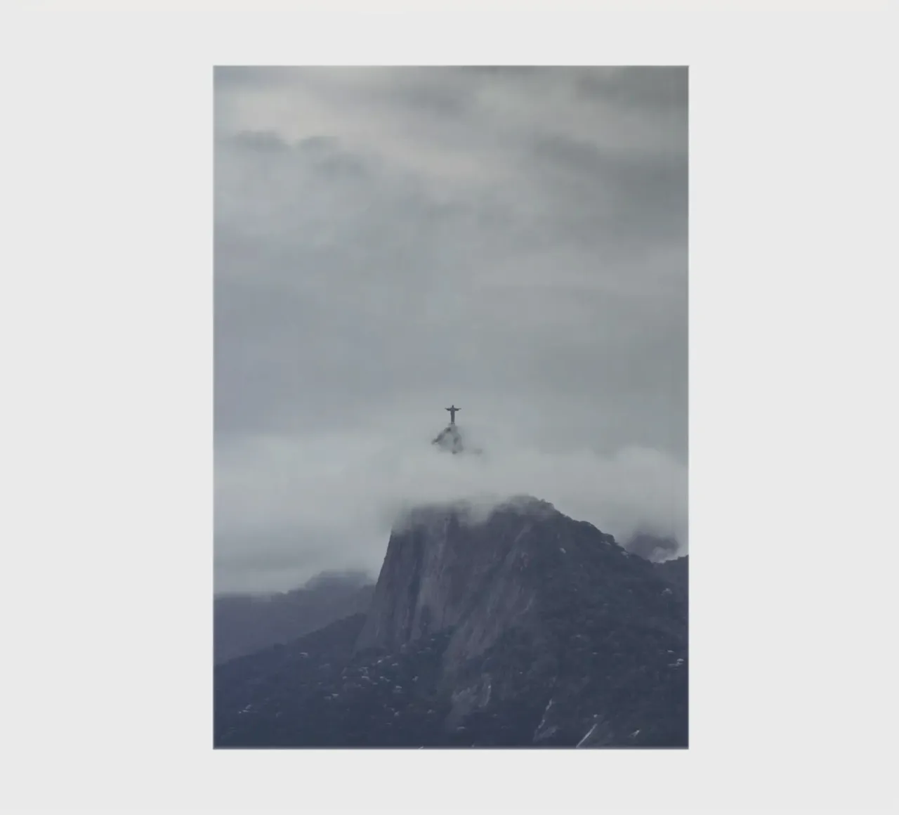 Mania Landscapes Raw 1 Corcovado (Brazil) notebook by Mania Print Collection