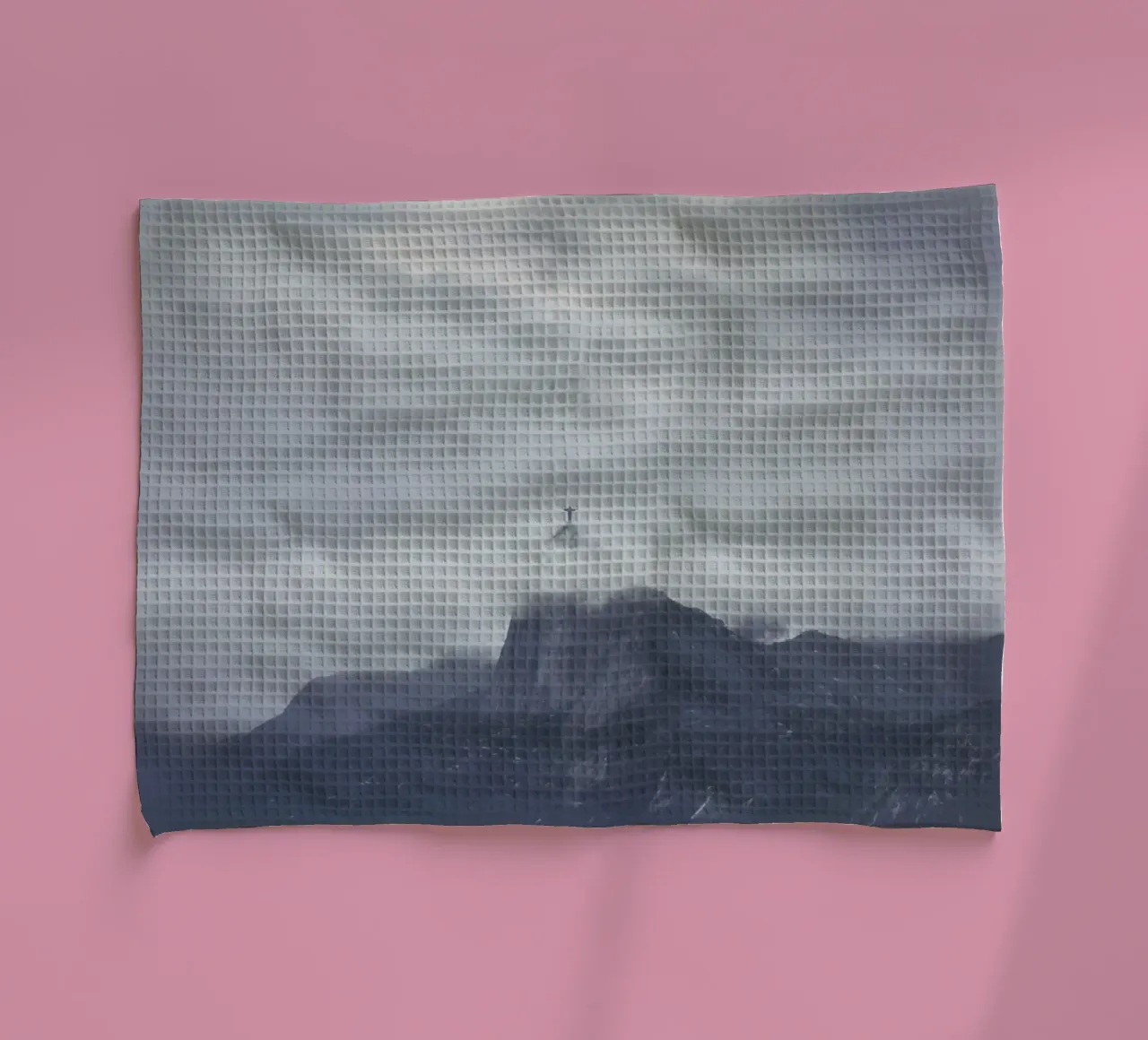 Mania Landscapes Raw 1 Corcovado (Brazil) tea towel by Mania Print Collection