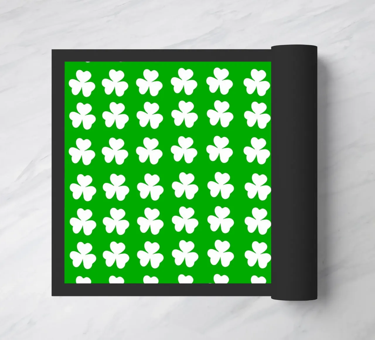 Three lucky leaf clover pattern zerbino da baobabprintstore