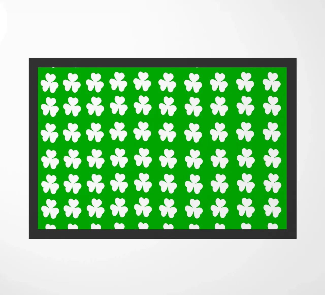 Three lucky leaf clover pattern zerbino da baobabprintstore