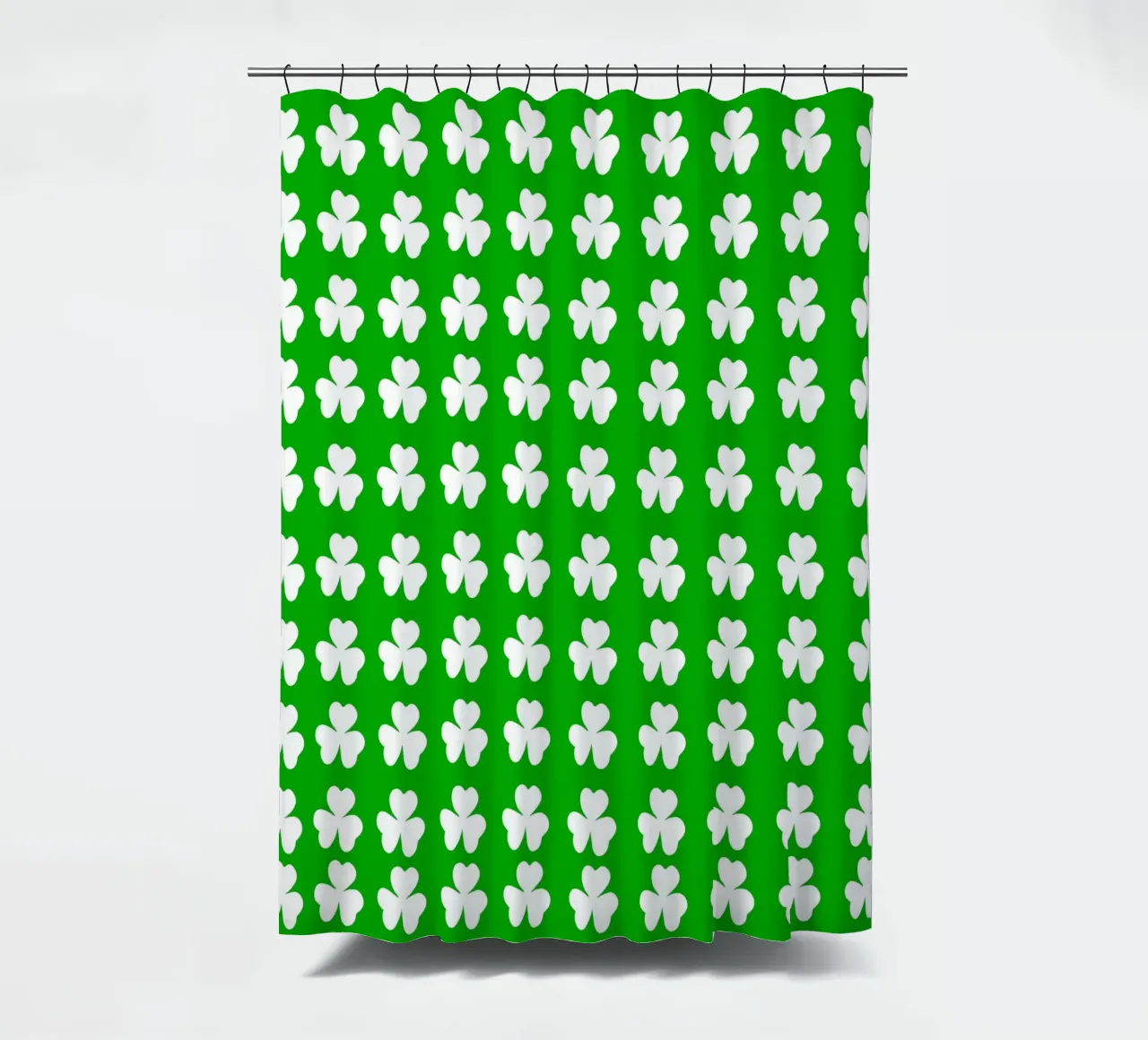 Three lucky leaf clover pattern tenda da doccia da baobabprintstore