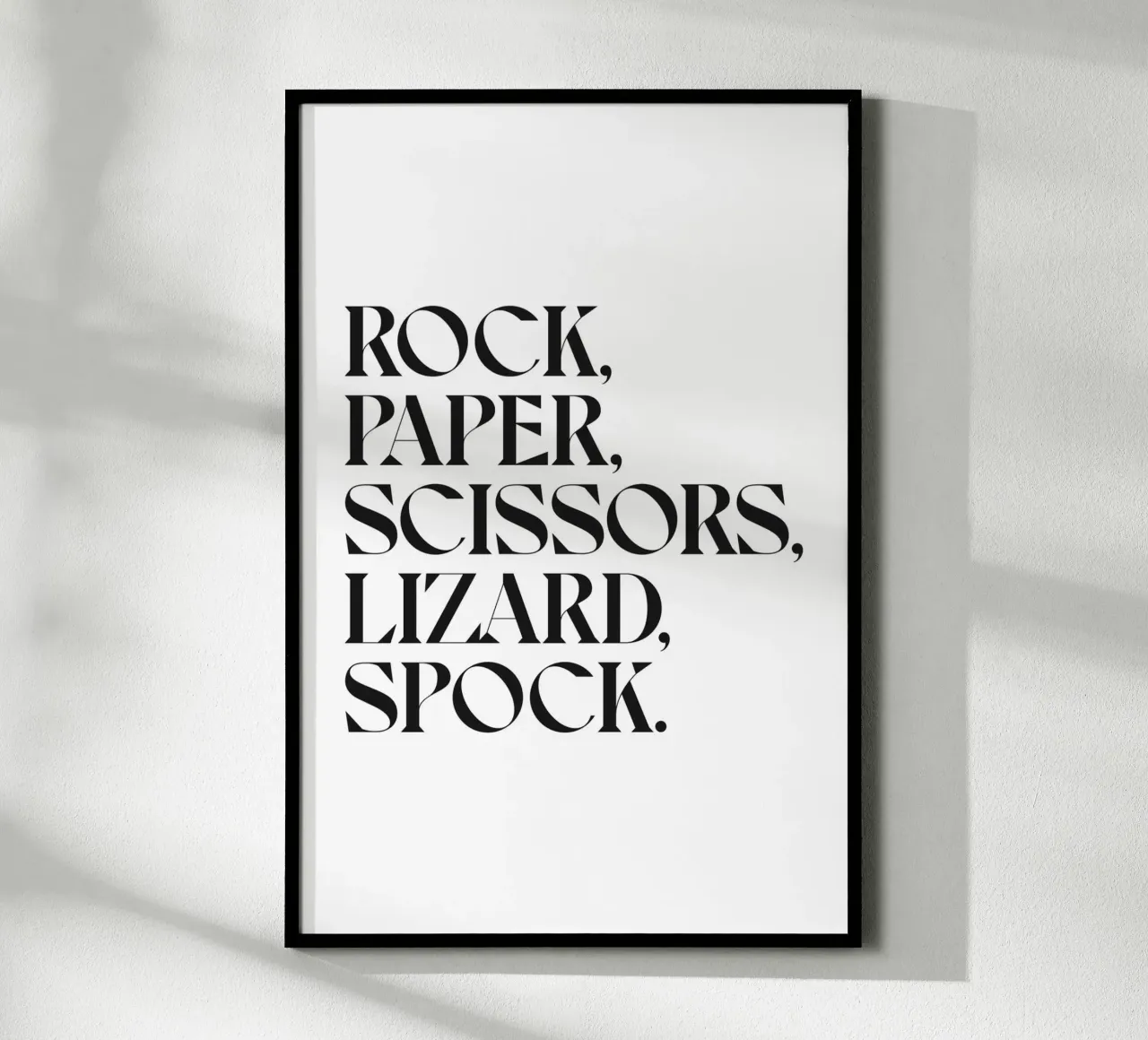 ROCK, PAPER, SCISSORS, LIZARD, SPOCK, hahnemühle by n.4