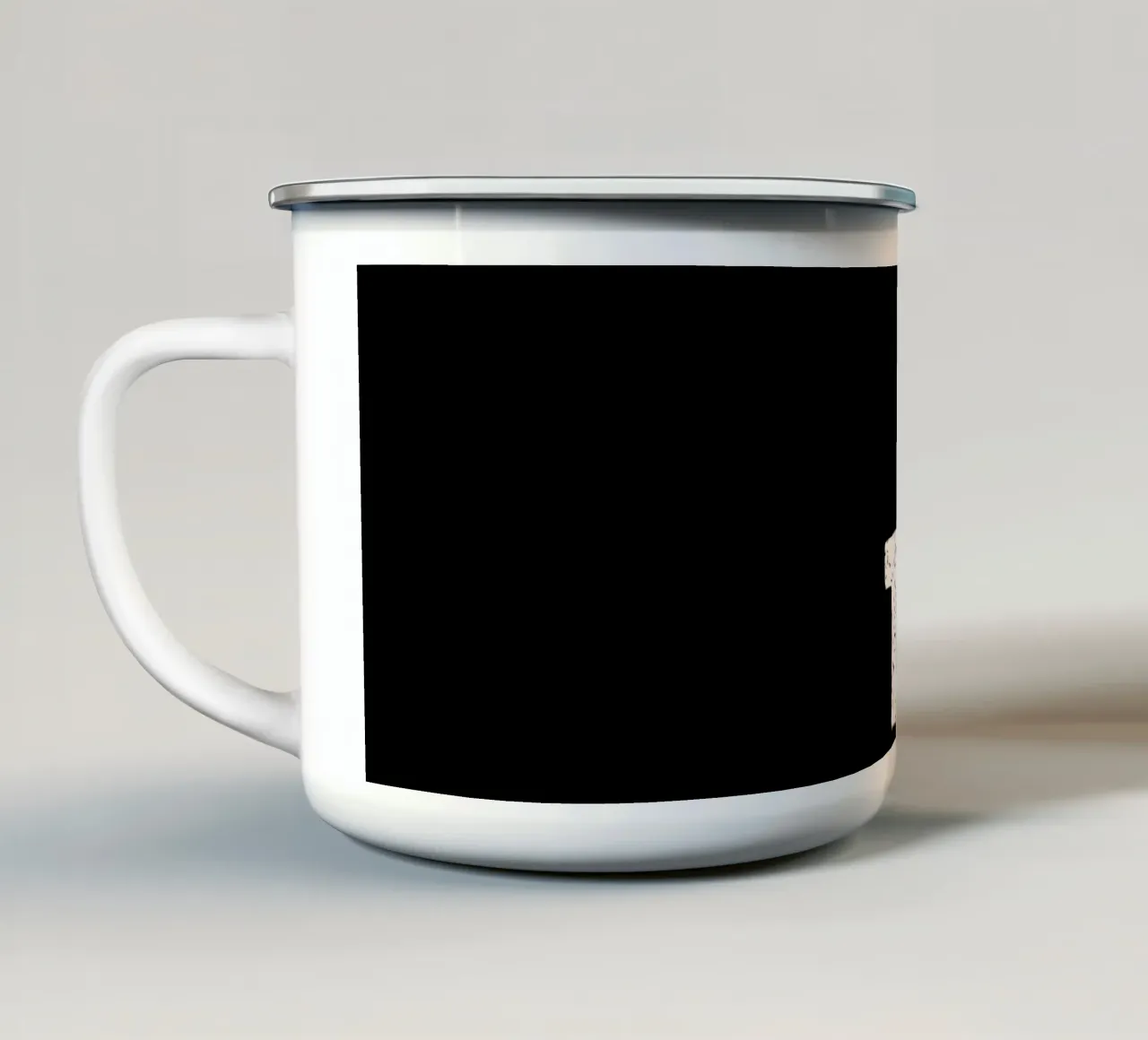 Apprendimento autodidatta della grafica e della tipografia tazza in smalto da sillyindustries