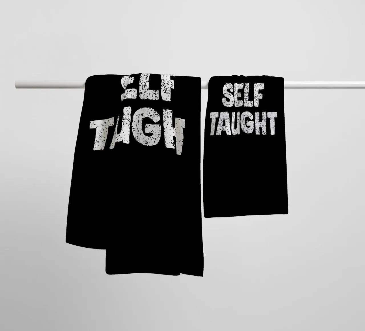 Apprendimento autodidatta della grafica e della tipografia asciugamano da bagno da sillyindustries