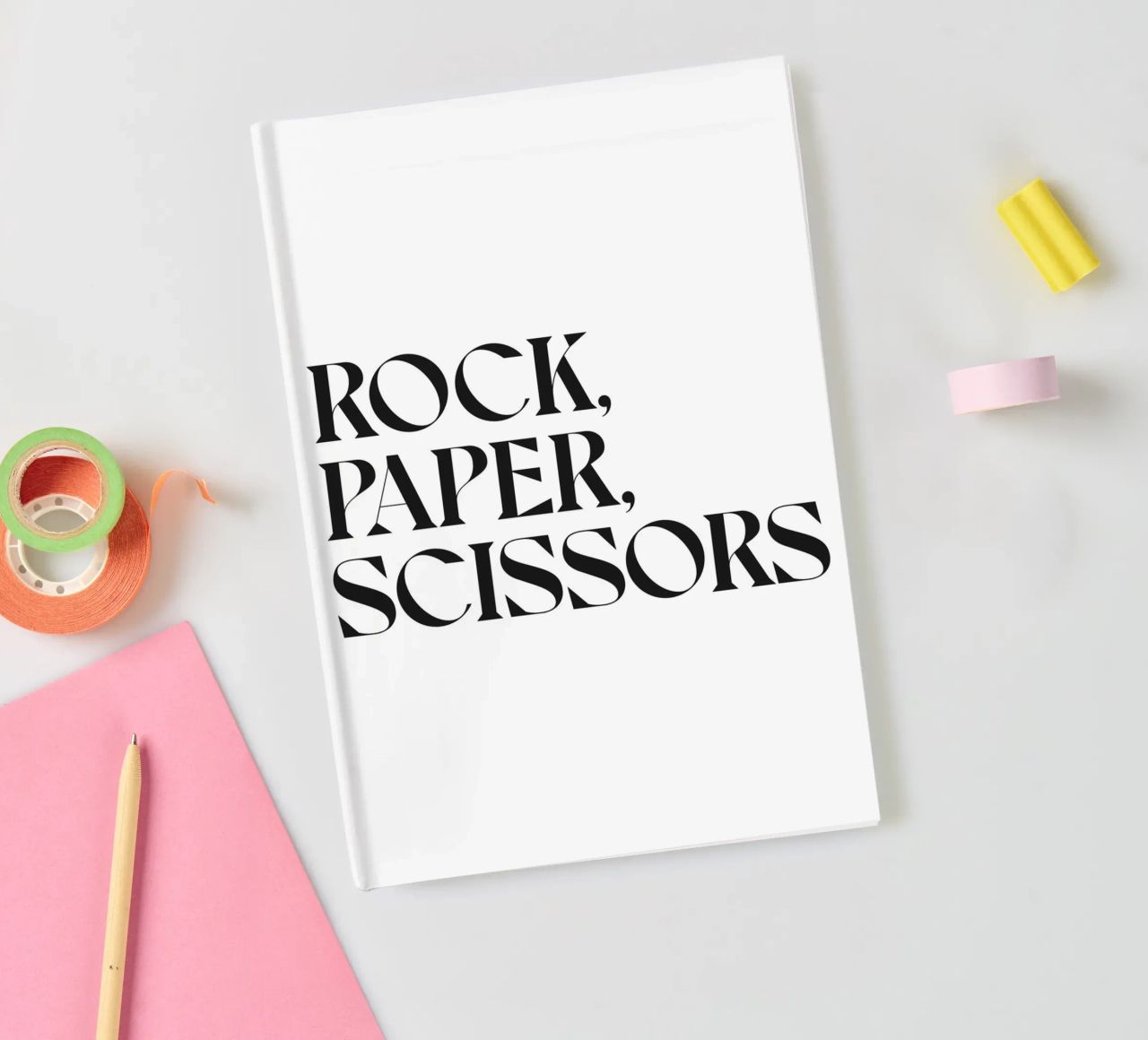 ROCK, PAPER, SCISSORS, notebook by n.4