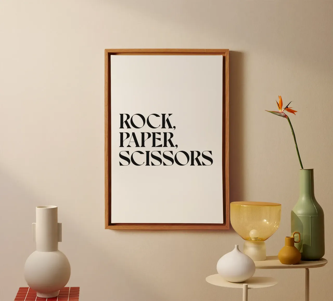 ROCK, PAPER, SCISSORS, canvas by n.4