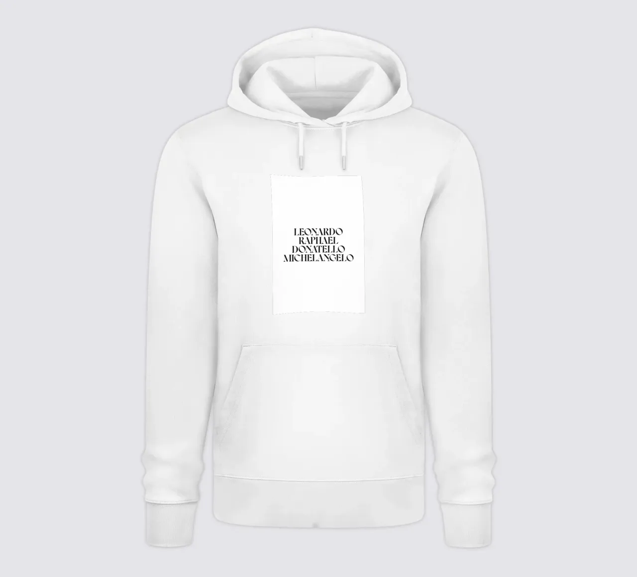 LEO, RAPH, DONNIE E MIKEY felpa con cappuccio da n.4