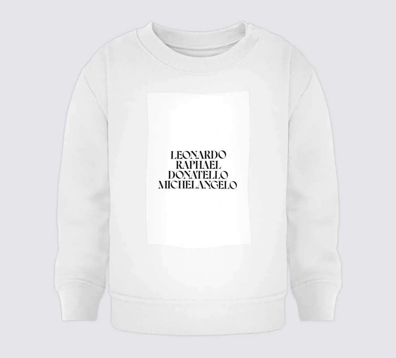 LEO, RAPH, DONNIE E MIKEY felpa neonato da n.4