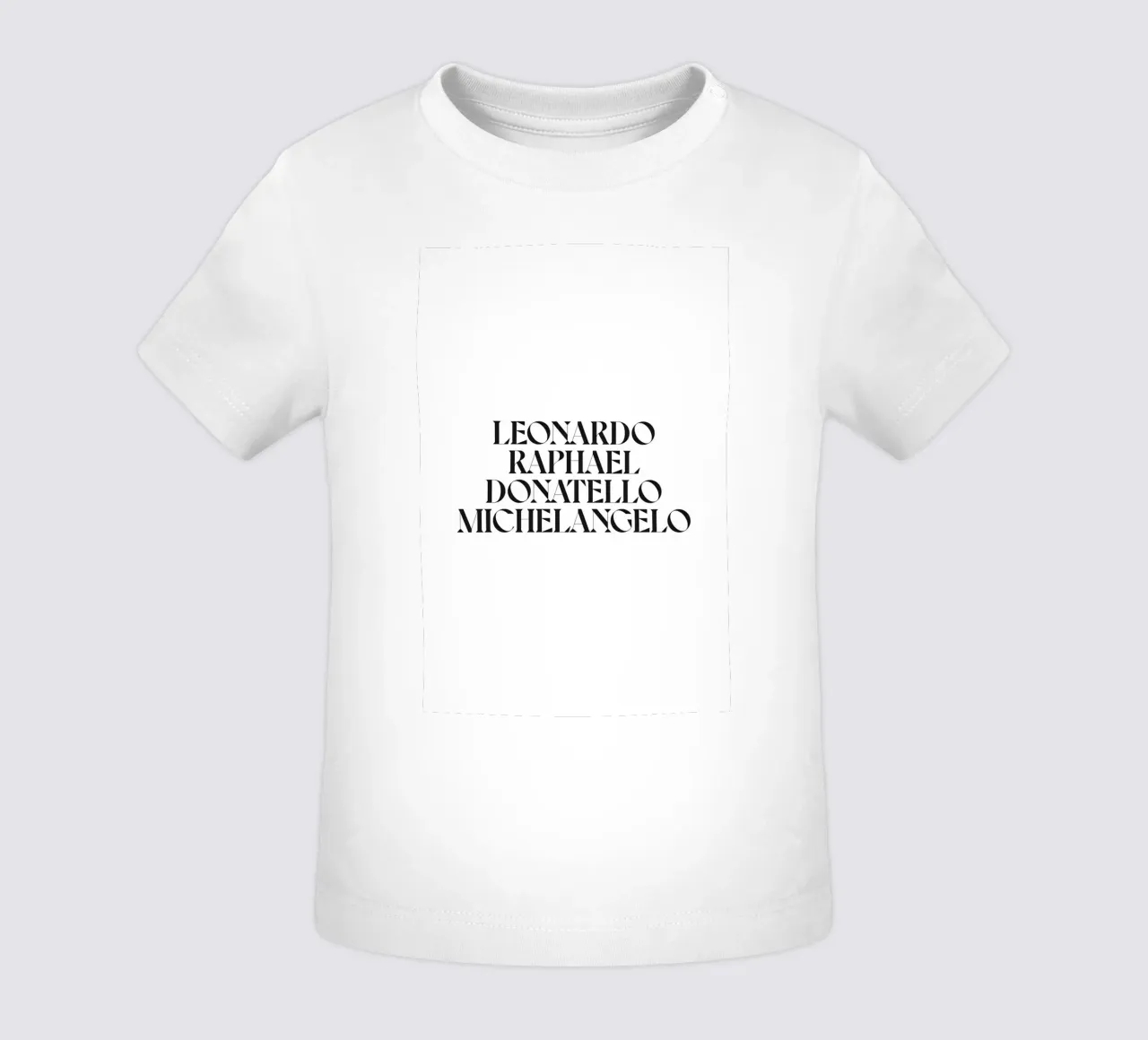 LEO, RAPH, DONNIE & MIKEY baby t-shirt by n.4