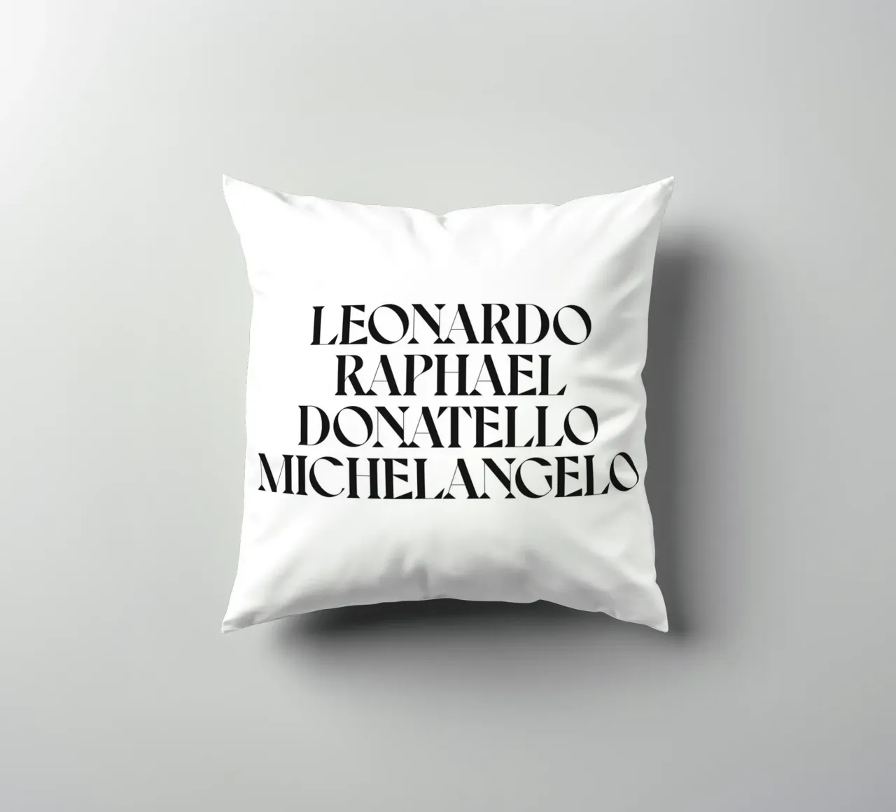 LEO, RAPH, DONNIE E MIKEY cuscino da n.4