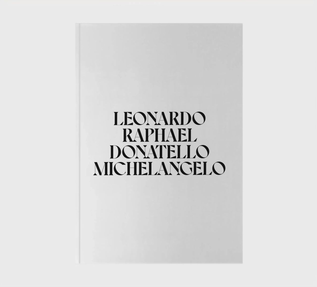 LEO, RAPH, DONNIE & MIKEY notebook by n.4
