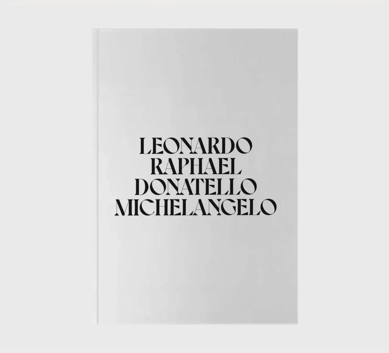 LEO, RAPH, DONNIE & MIKEY notebook by n.4